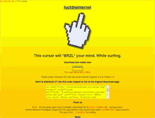 Tablet Screenshot of fucktheinternet.klitsche.org